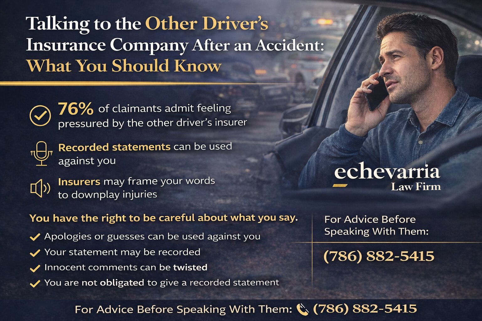 Should I talk to the other driver's insurance after a car accident?