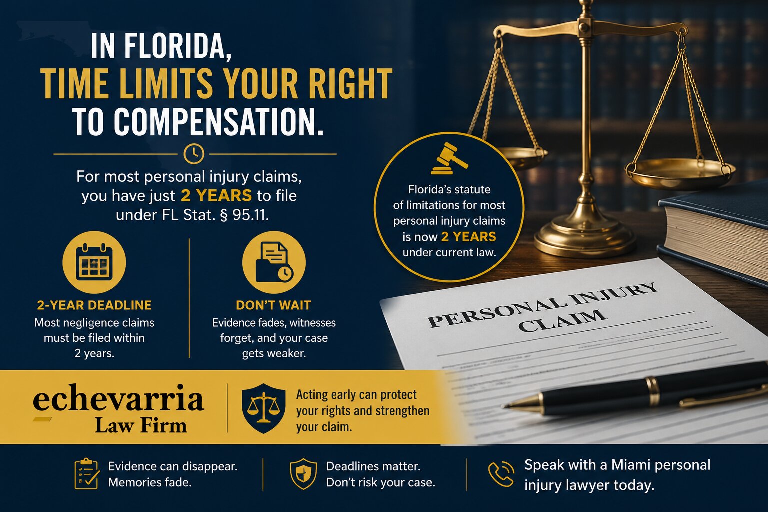 Florida Personal Injury Statute of Limitations Guide