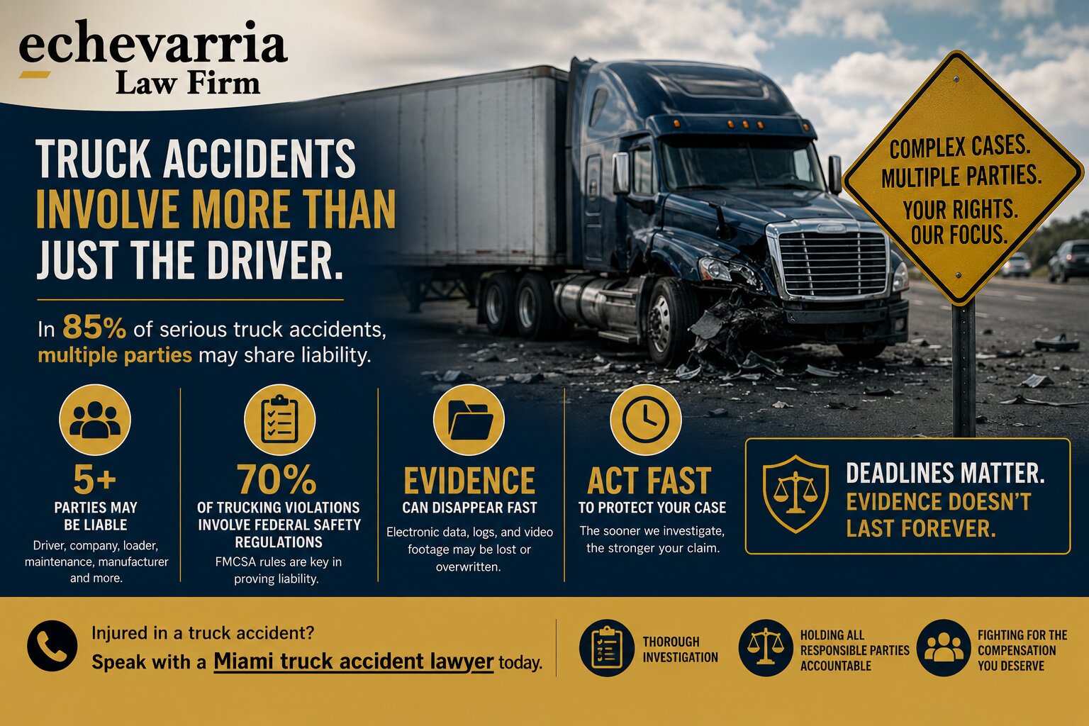 Who Is Liable in a Truck Accident Florida Guide